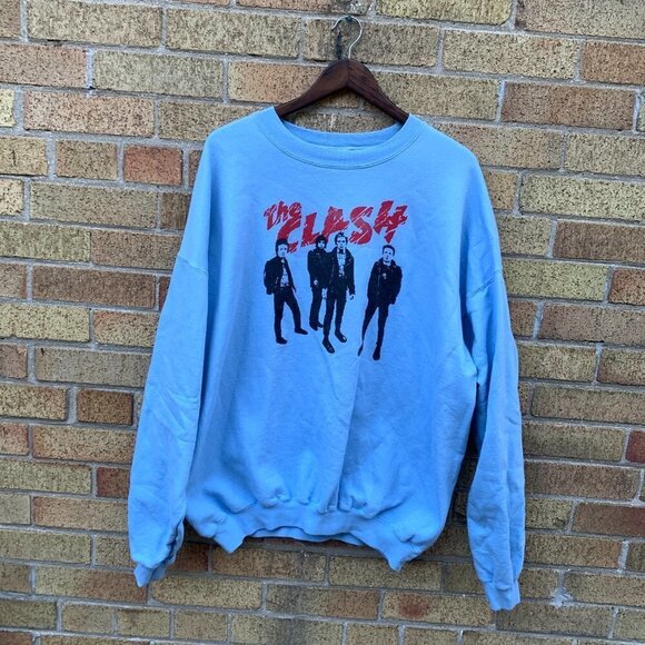 Vintage 1991 The Clash Crewneck Sweater XL - Picture 5 of 7